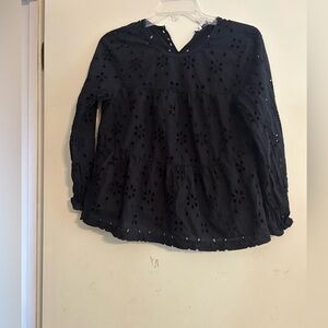 J Crew Eyelet Top